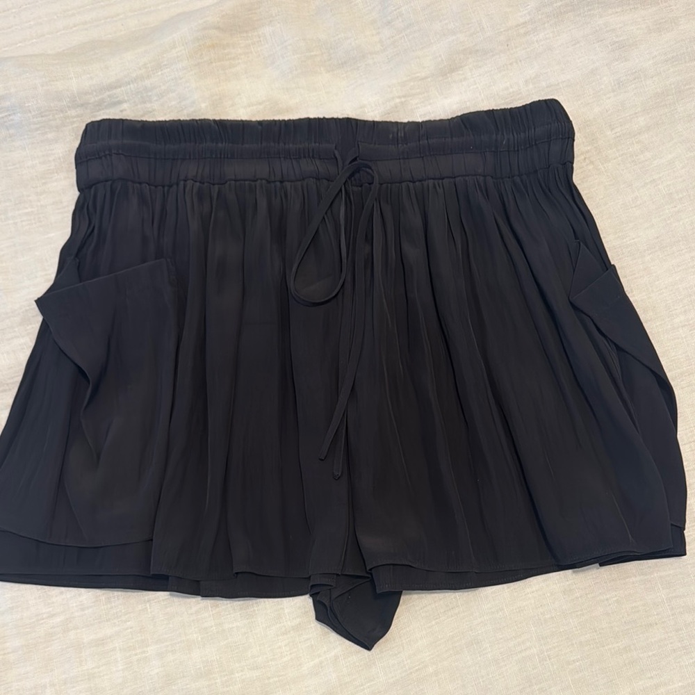 Ramy Brook Black Silk Women's Shorts